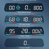 Universal G19 GPS HUD Gauge Car Digital Head Up Display Speedometer 1 Pc