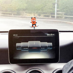 1 Pc Universal Dashboard Sliding Character Car Interior Decoration Accessories