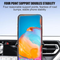Universal Racing Seat Design Mobile Phone Holder Cell Phone Holder for All Cars 1 Pc(Red)