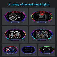 Universal P3 OBD2+GPS HUD Gauge Car Digital Head Up Display Speedometer Turbo RPM Alarm 1 Pc