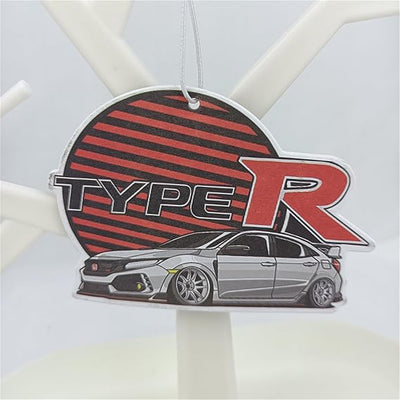 Type R Style Car Air Freshener Hanging Perfume Rear View Mirror Decor For Car 1 Pc