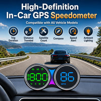 Universal G27 GPS HUD Gauge Car Digital Head Up Display Speedometer 1 Pc