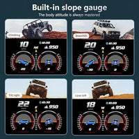 Universal P24 OBD2+GPS HUD Gauge Car Digital Head Up Display Speedometer Turbo RPM Alarm 1 Pc