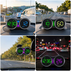 Universal G27 GPS HUD Gauge Car Digital Head Up Display Speedometer 1 Pc
