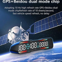 Universal G19 GPS HUD Gauge Car Digital Head Up Display Speedometer 1 Pc