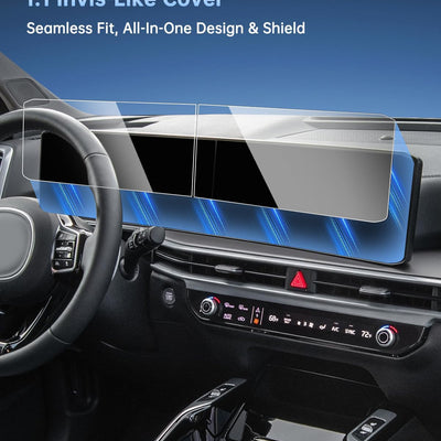 KIA Sorento 2023-2025 Model Transparent Car LCD Screen And Speedometer Glass Protector In Premium Quality