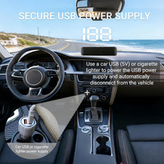 1 Pc Universal W1 GPS Head Up Display HUD Gauge Car Digital Speedometer