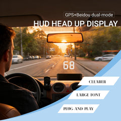 1 Pc Universal W1 GPS Head Up Display HUD Gauge Car Digital Speedometer