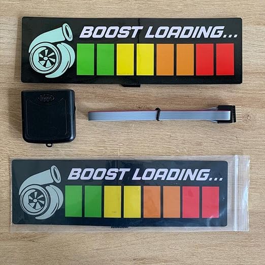 Loading Energy Sticker BOOST LOADING LED Car Window Sticker Windshield Electric Safety Decal ...