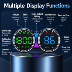 Universal G27 GPS HUD Gauge Car Digital Head Up Display Speedometer 1 Pc
