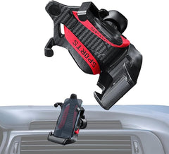 Universal Racing Seat Design Mobile Phone Holder Cell Phone Holder for All Cars 1 Pc(Red)