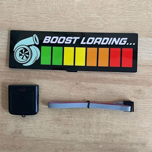 Car Loading Boot Sticker BOOST LOADING LED Car Window Sticker Windshield Electric Safety Decal ...