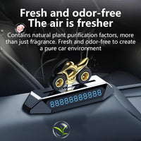 1 Pc Universal Car Decorative Perfume Car Air Freshener Multifunctional Parking Phone Number Car Perfume
