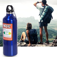 Universal Stainless NOS Nitro Oxygen Silender 500ml Water Bottle In Premium Quality 1 Pc (Blue)