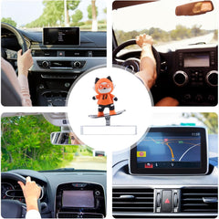 1 Pc Universal Dashboard Sliding Character Car Interior Decoration Accessories