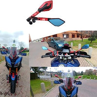 Motorcycle side mirror Anti Glaze back view mirror Golden universal fitting for all bikes