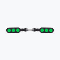 Traffic Style Multi Colour Indicator Running Style Green/Yellow/Red 2 Pcs Set