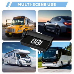 1 Pc Universal W1 GPS Head Up Display HUD Gauge Car Digital Speedometer