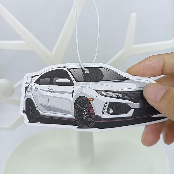 10th Gen Civic Style Car Air Freshener Hanging Perfume Rear View Mirror Decor For Car 1 Pc