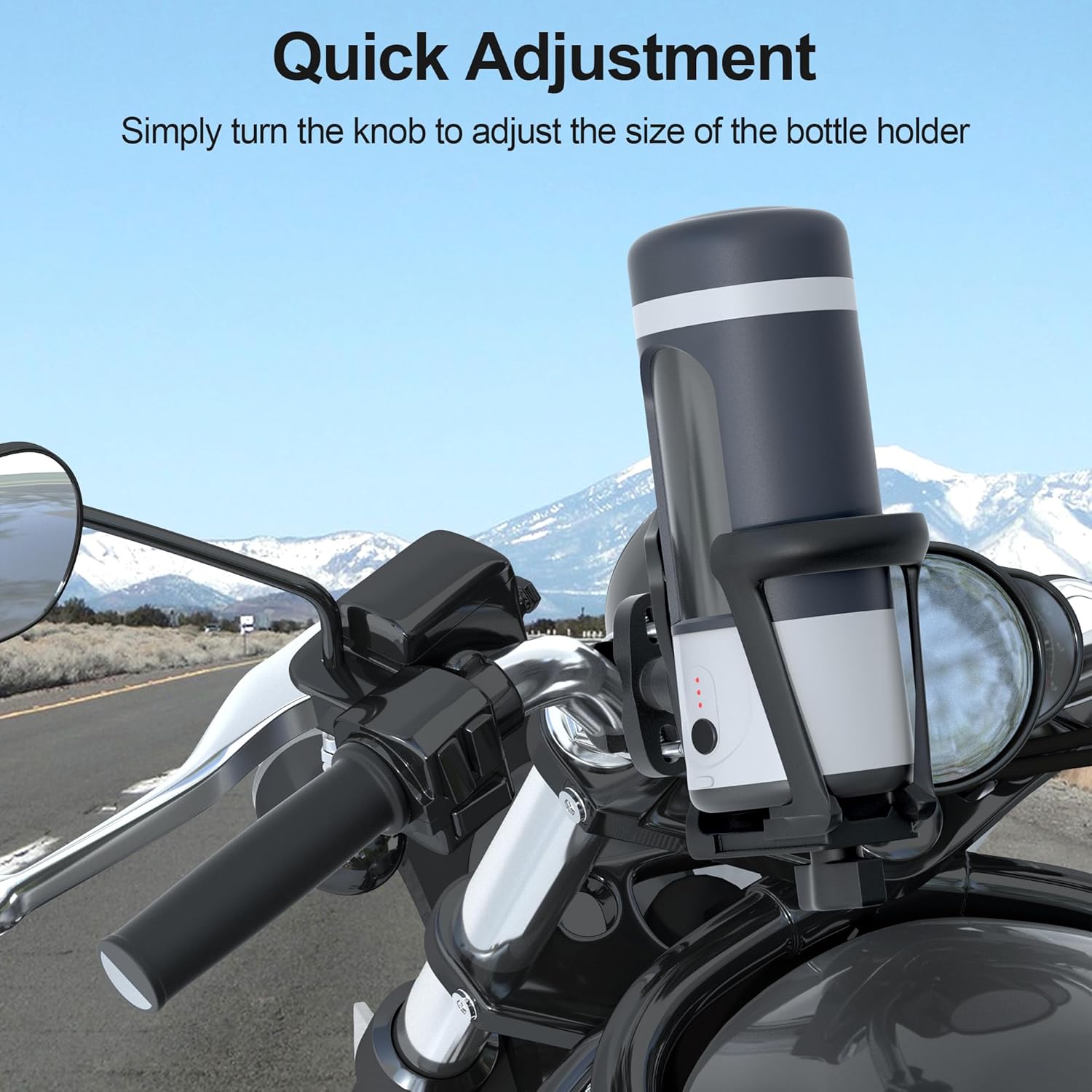 BSDDP Bike Water Bottle Holder in ABS Material for Handlebar 1 Pc
