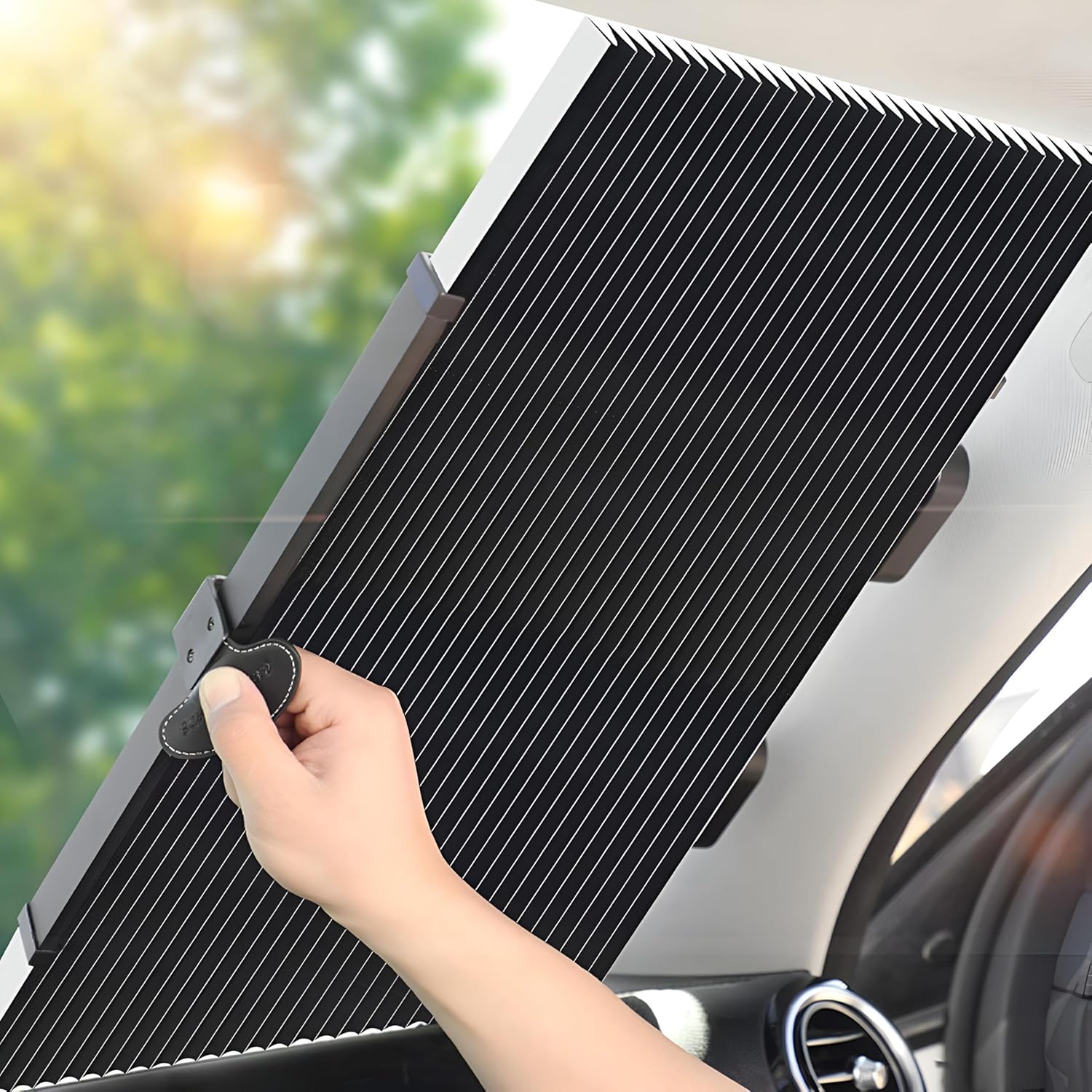 Universal Car Inside Retractable Winshield Sun Shade For Car Heat Proo ...