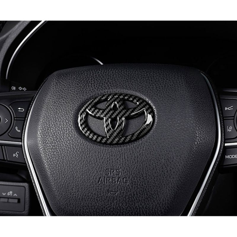 Toyota Steering Logo Carbon Fiber Style Logo