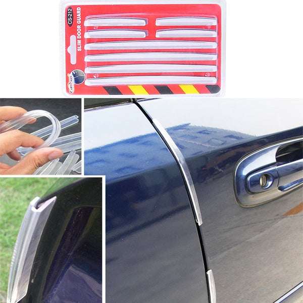 Universal Car Door Guard Edge Transparent Corner Bumper Protection Strip Scratch Protector