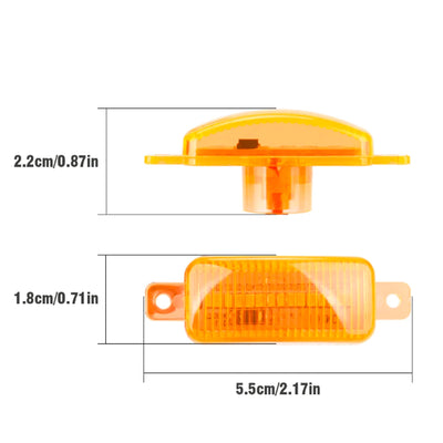 Gmc Amber Front Grill Yellow LED Light 6 pcs Set