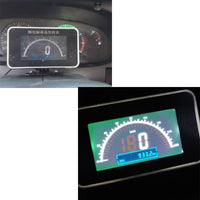 2 IN 1 Functions Digital Electronic Sensor Speedometer + Odometer Gauge LCD Instant Panel Alarm LCD Gauge