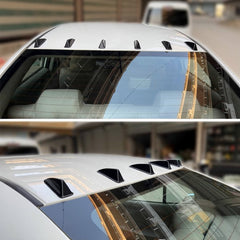 Universal Car Roof Shark Fin Spoiler Wings For Decoration 6 Pcs Set