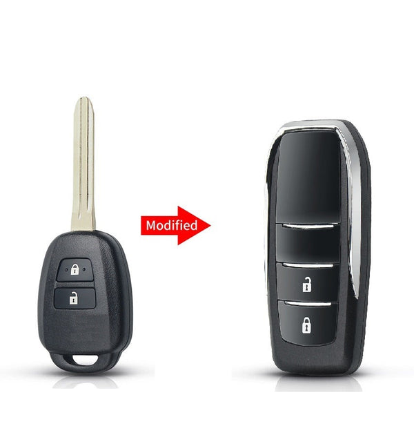 TOYOTA Corolla 2008-2020 2 Button Flip Key Folding Jack Knife Modified Flip Key Shell 1 Pc