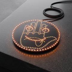 Finger Gesture Light With Face Gesture Emoji Light LED Car Back Window Sign Hand Funny Car Truck