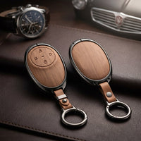 Aion V Elite Series Metallic Car Key Case Luxury Zinc Alloy Protection Case(Brown)