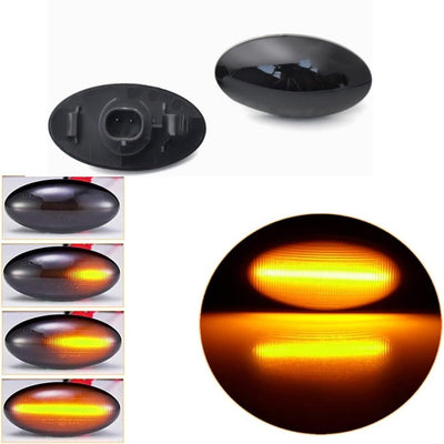 2 Pcs Set Alto 660cc Audi Style Side Fender Indicator in Smoke Color