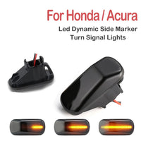 2 Pcs Set City Audi Style Side Fender Indicator in Smoke Color