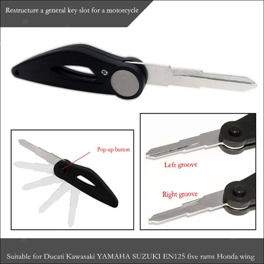BSDDP Flip Key in Plastic Body For CD70 / CG125