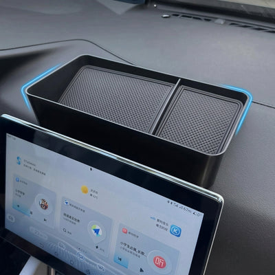 BYD Atto 2 Screen Storage Box Tray With Non-Slip Rubber Mats ST-39