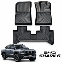 BYD Shark 6 Heavy Duty All-Weather TPE Car Floor Mats in Premium Quality