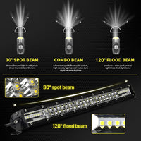 Bar Light Tri-Row Slim  31 Inch 300 Watt