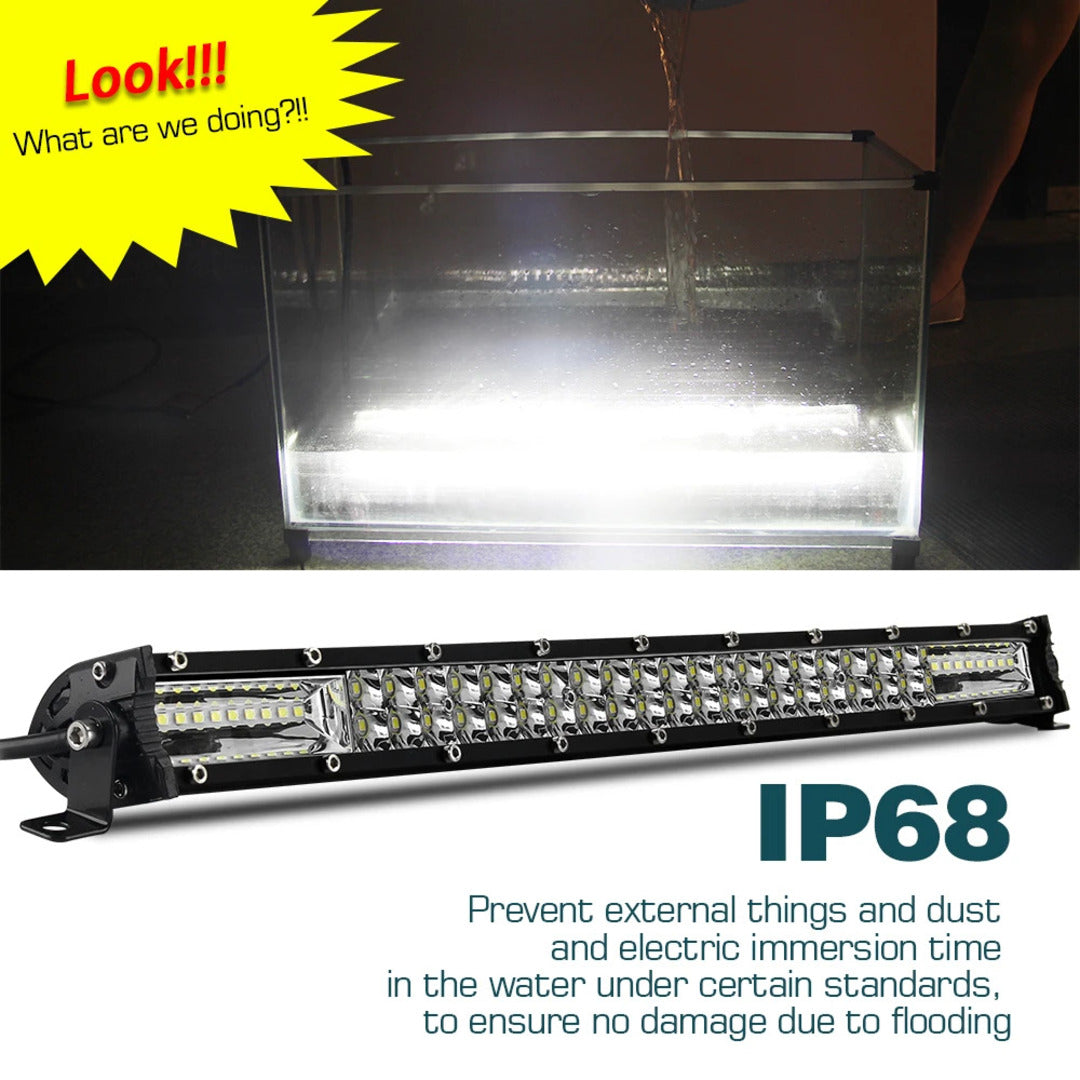 Bar Light Tri-Row Slim  31 Inch 300 Watt