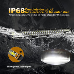 Bar Light Tri-Row Slim  31 Inch 300 Watt