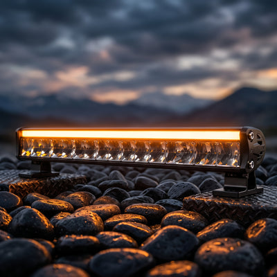 Premium Series 19.3 inch Slim LED Bar Light Amber DRL Off-Road Driving Beam For All Vehicles