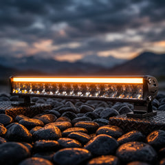 Premium Series 19.3 inch Slim LED Bar Light Amber DRL Off-Road Driving Beam For All Vehicles