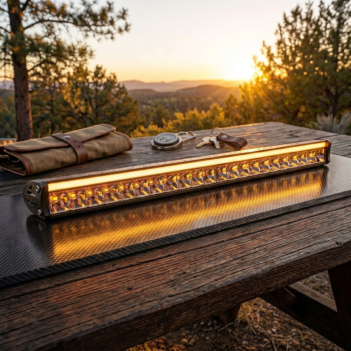 Premium Series 42 inch Slim LED Bar Light Amber DRL Off-Road Driving Beam For All Vehicles