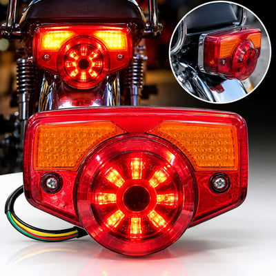 Bike Back Light Vintage Style With Indicator For Honda CD 70 Bike