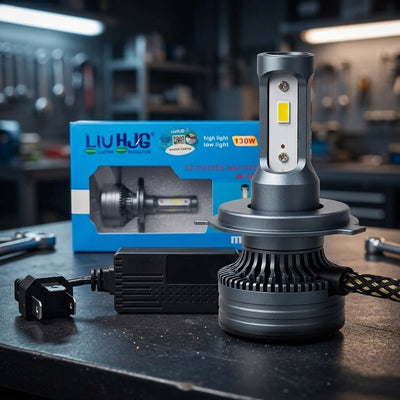Bike Headlight LED M3 Mini 120W LED Bulb With H4 Fitting