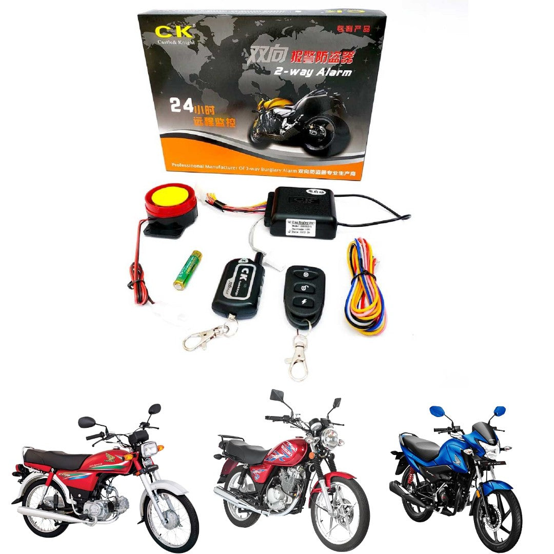 CK- Motorcycle 2-Way Burglary Security Alarm System