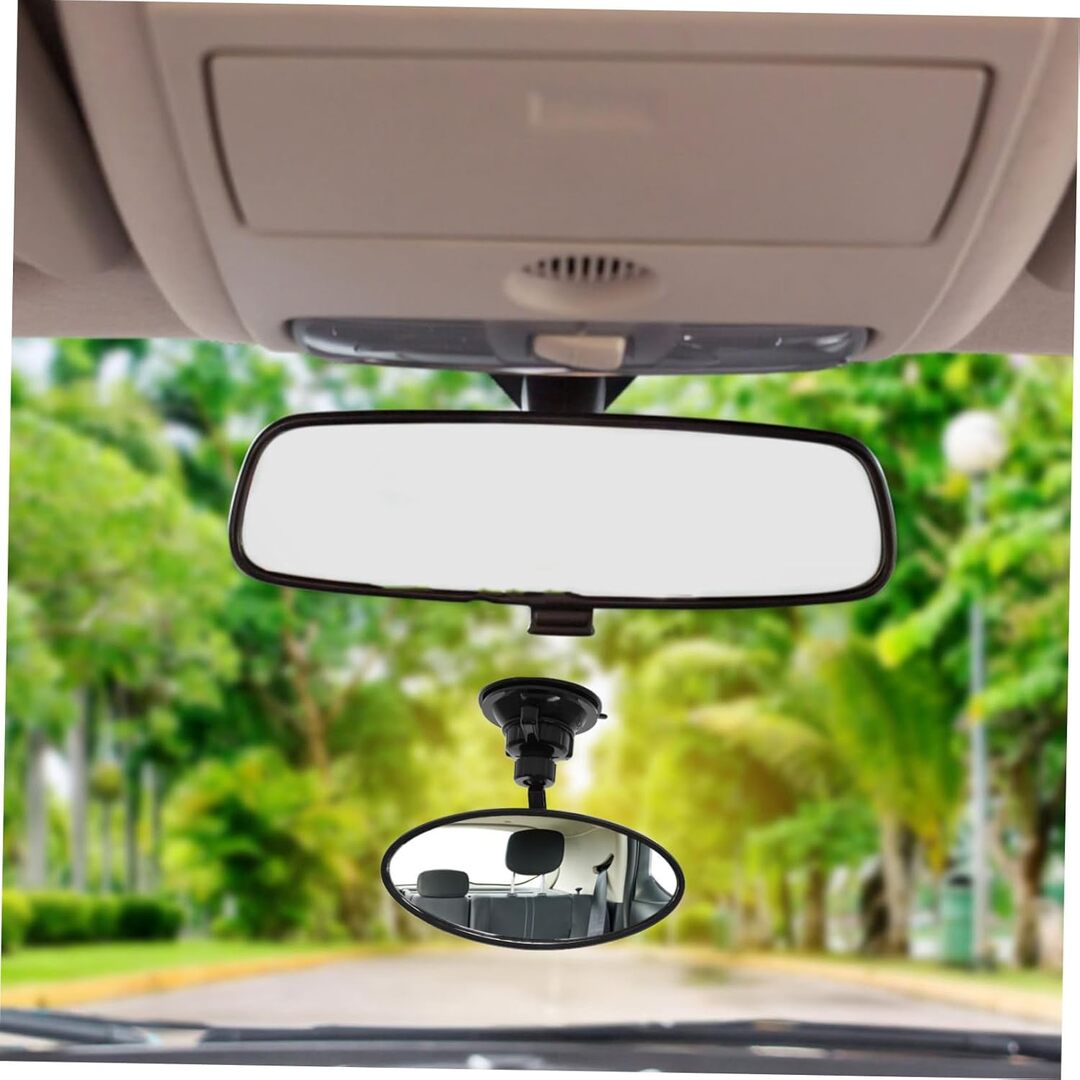 1 Pc Car 360 Adjustable Rear View Blind Spot Concave Mirror For Car