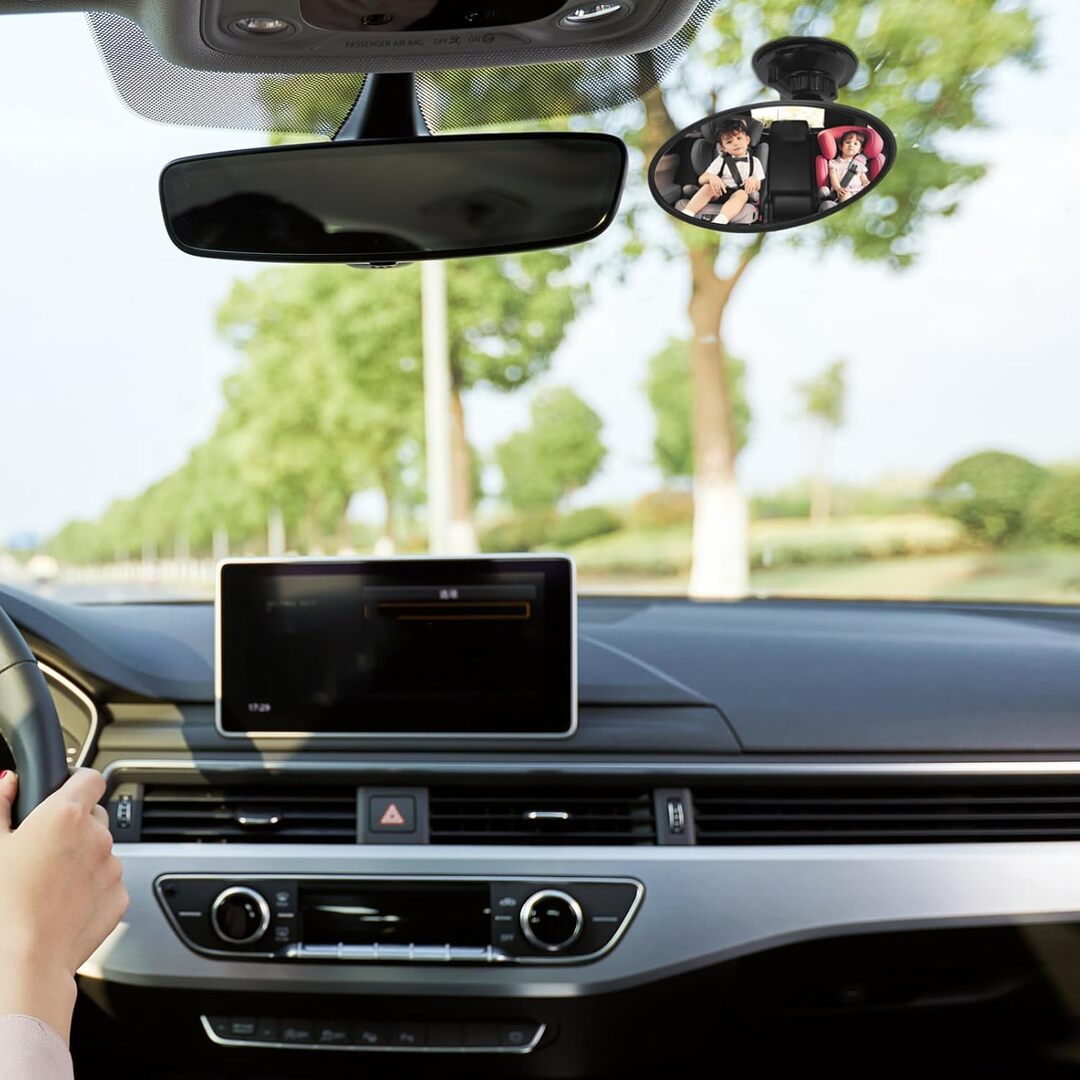 1 Pc Car 360 Adjustable Rear View Blind Spot Concave Mirror For Car