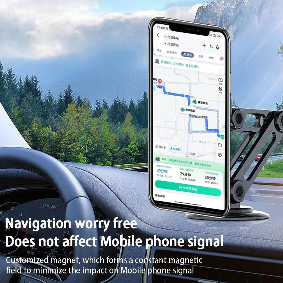 1 Pc Car Dashboard Metal Magnetic Phone Holder In Sleek Design Suitable for Mobile Phone for Car